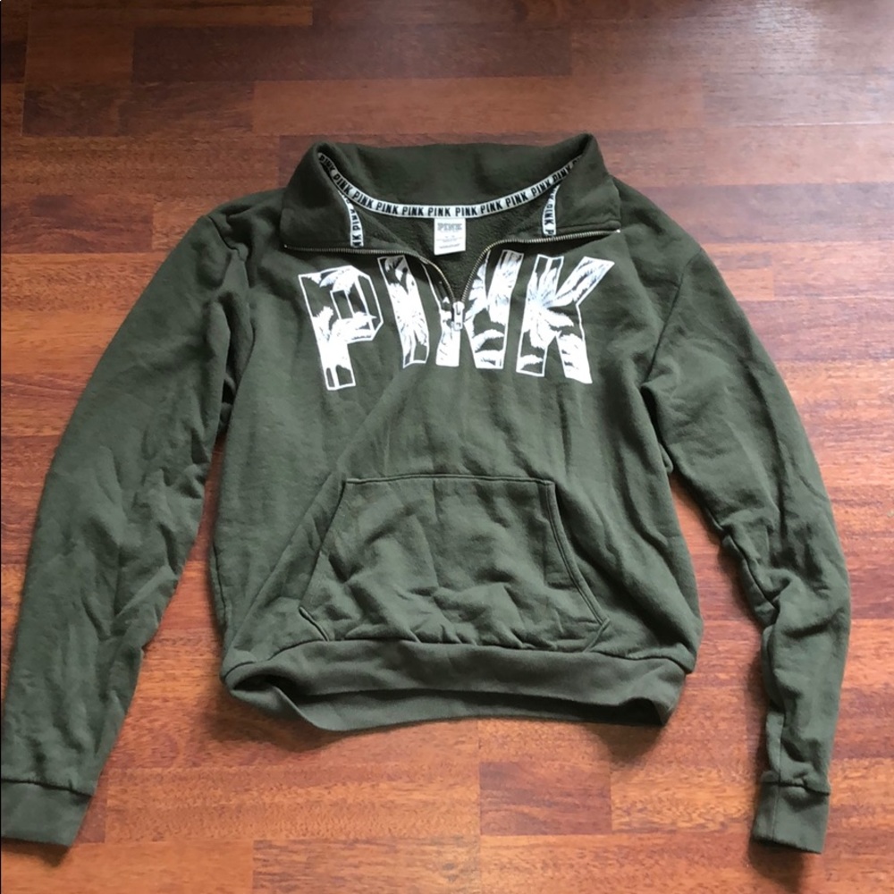 Victoria’s Secret Pink Tropical Print Sweatshirt